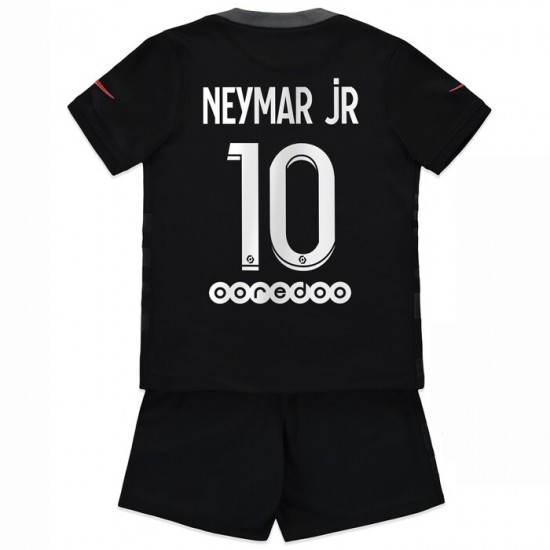 Camisola Paris Saint-Germain Neymar JR 10 Criança Equipamento Terceiro 2021-2022 Manga Curta